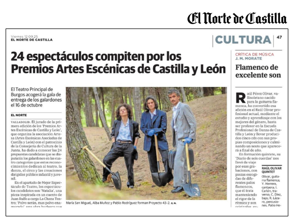 los premios ARTESA en el Norte de Castilla con foto de Federico