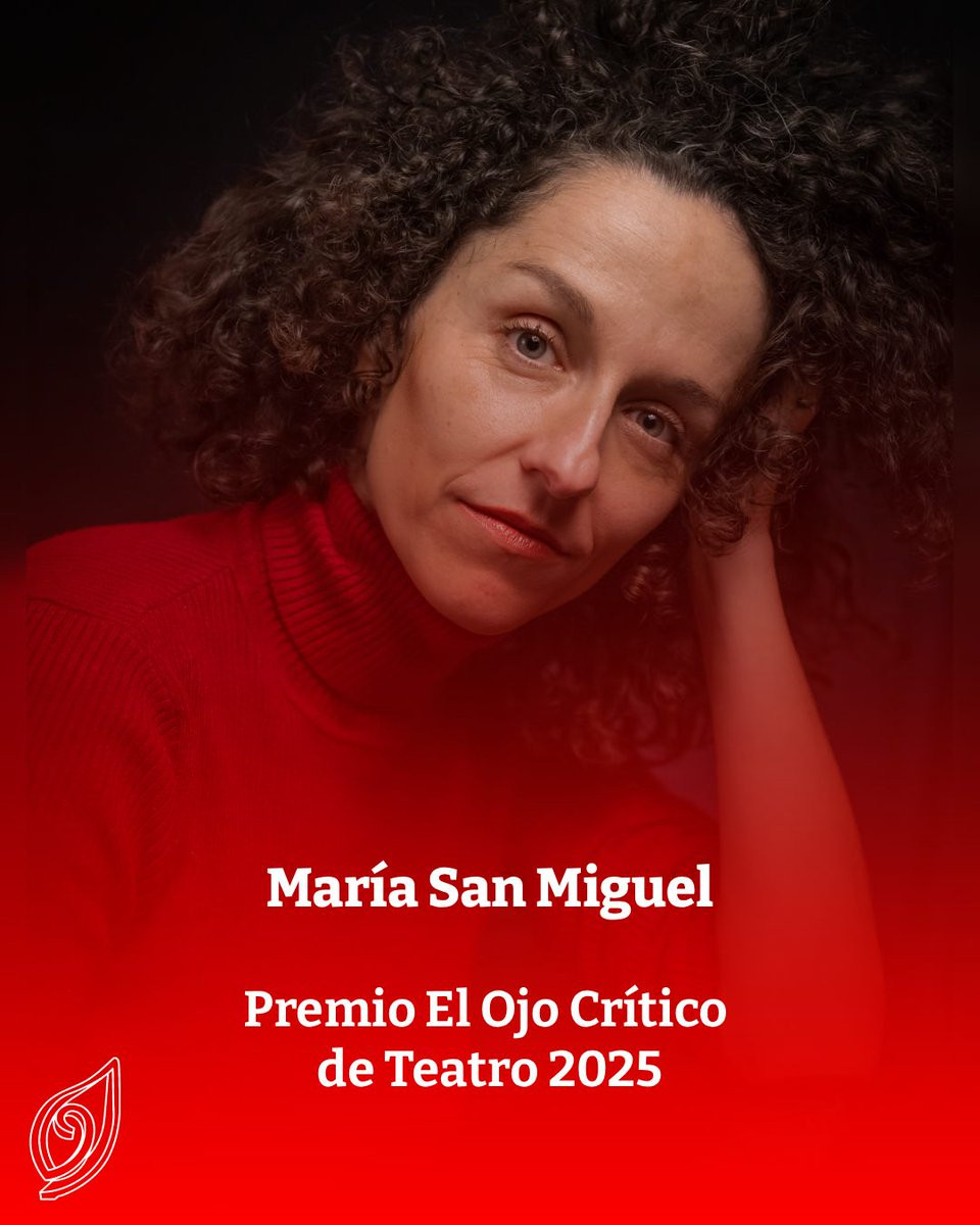 María San Miguel + título premio ojo crítico