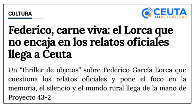 Noticia Ceuta actualidad sobre Federico